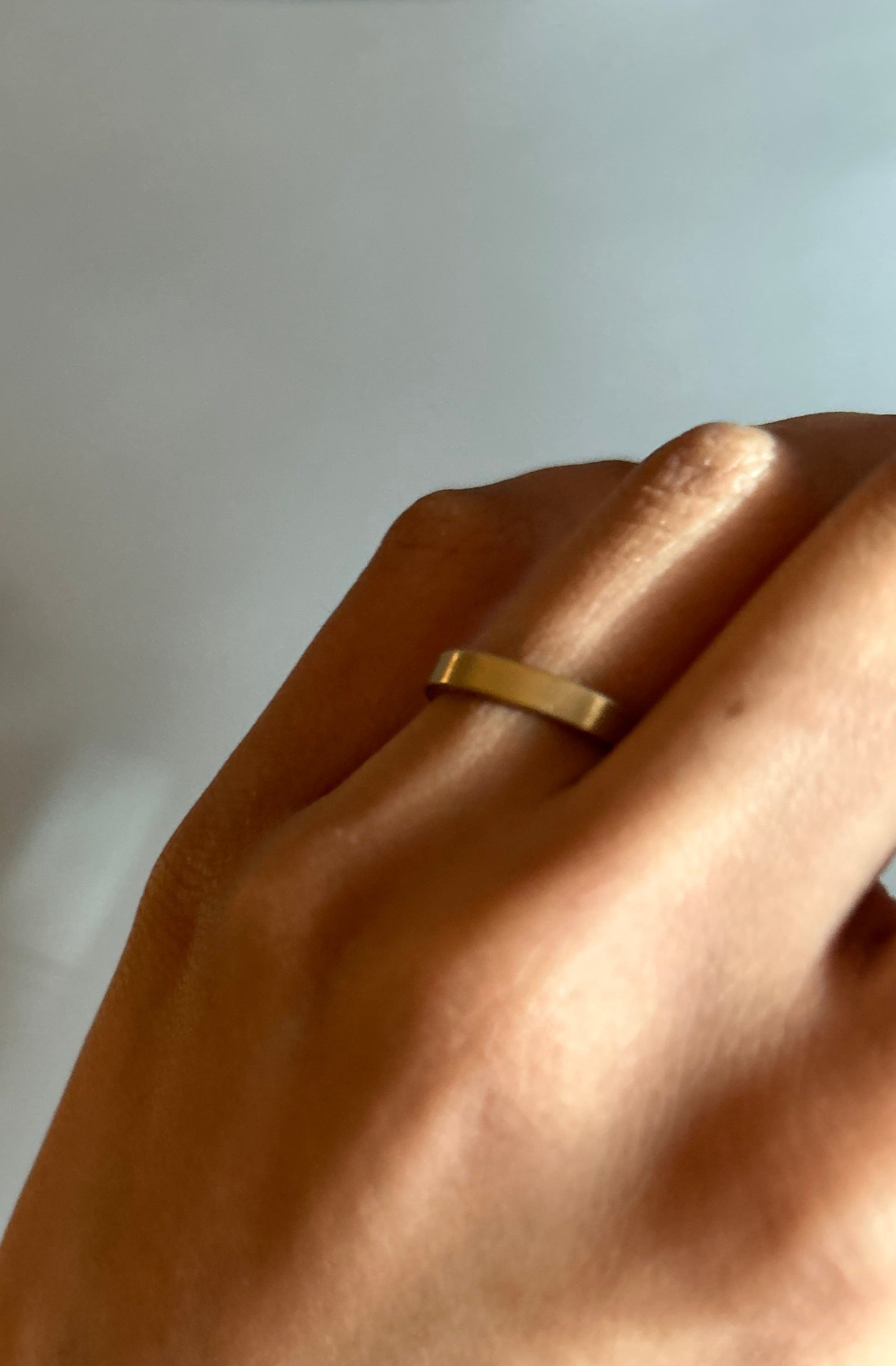 Circle - Minimalist Brass Ring