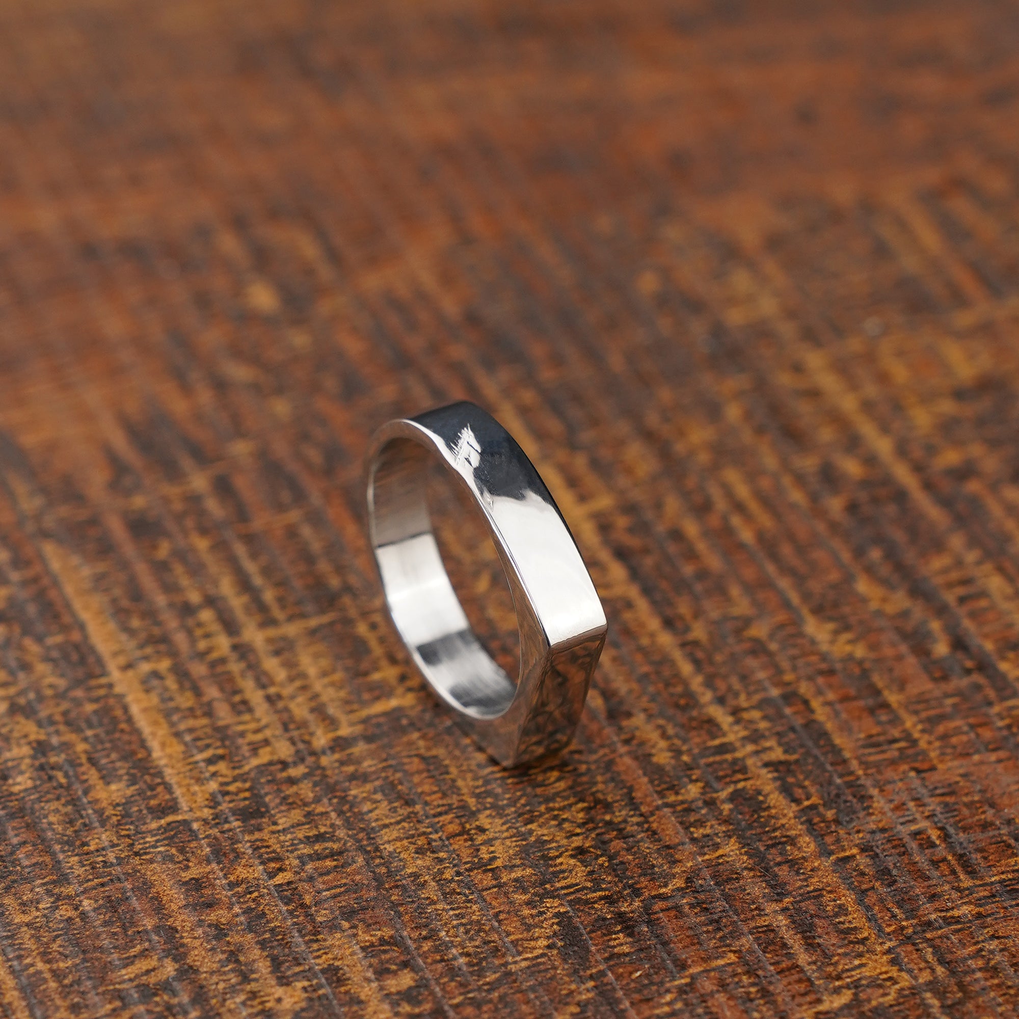Rain - SS Signet Ring - Silver