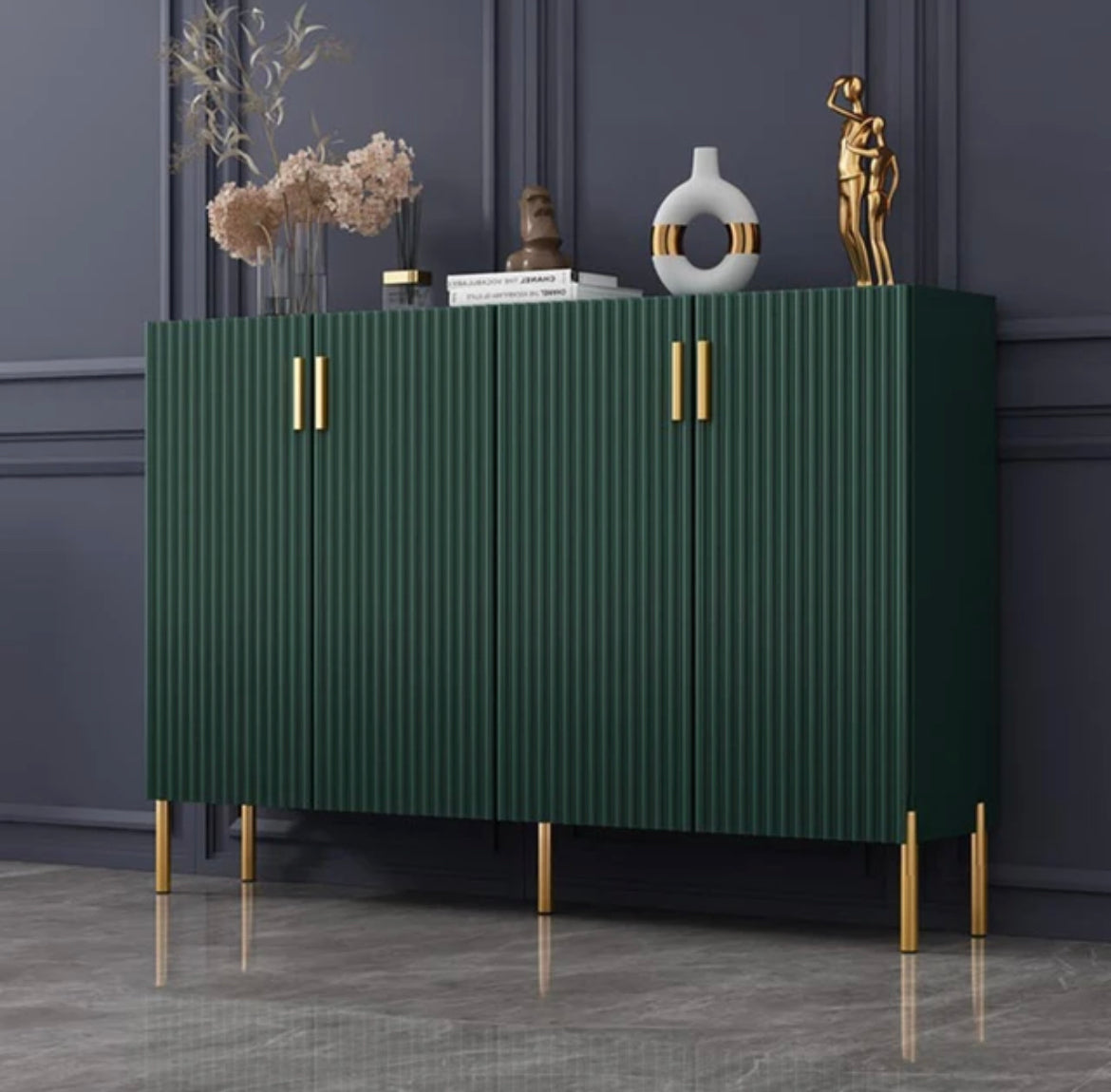 Bottlegreen Media Cabinet - Storage Unit