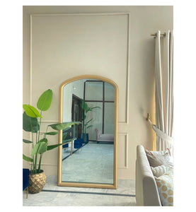 Line Mirror - Gold