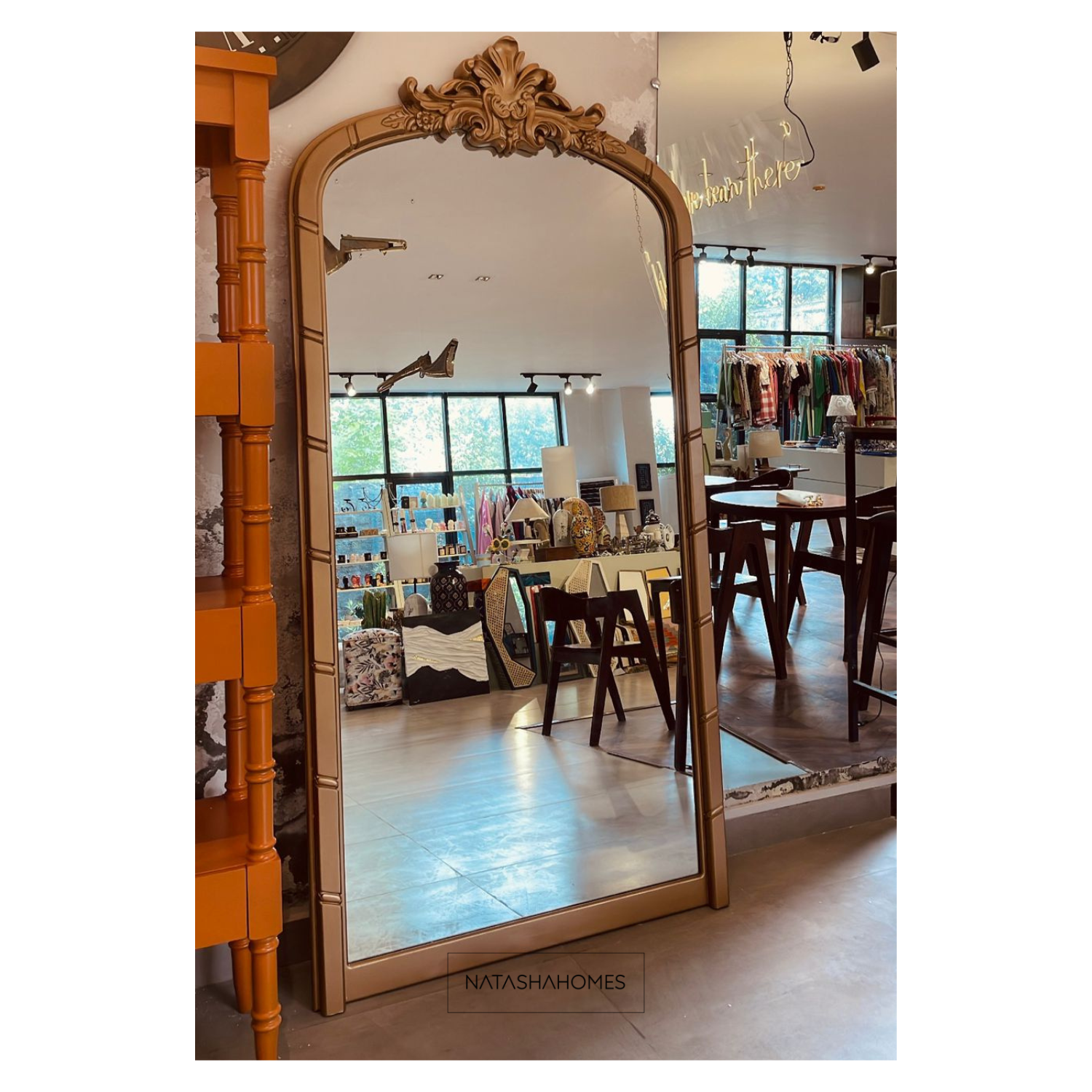 Crown Mirror - Gold - Large