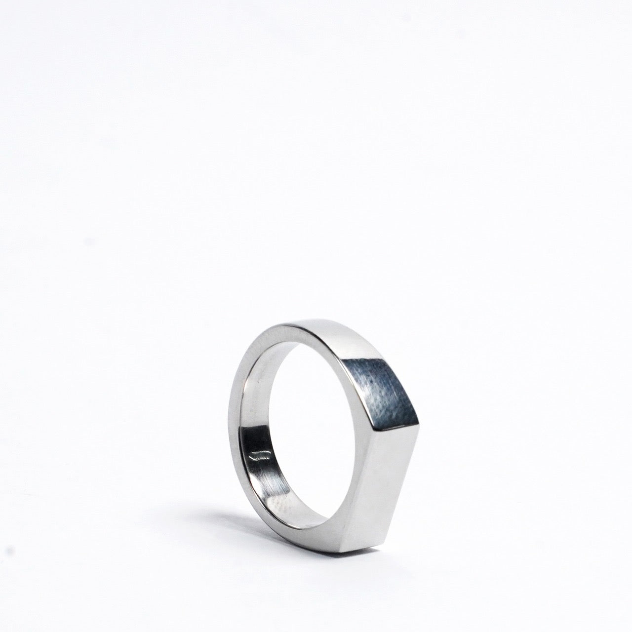 Rain - SS Signet Ring - Silver