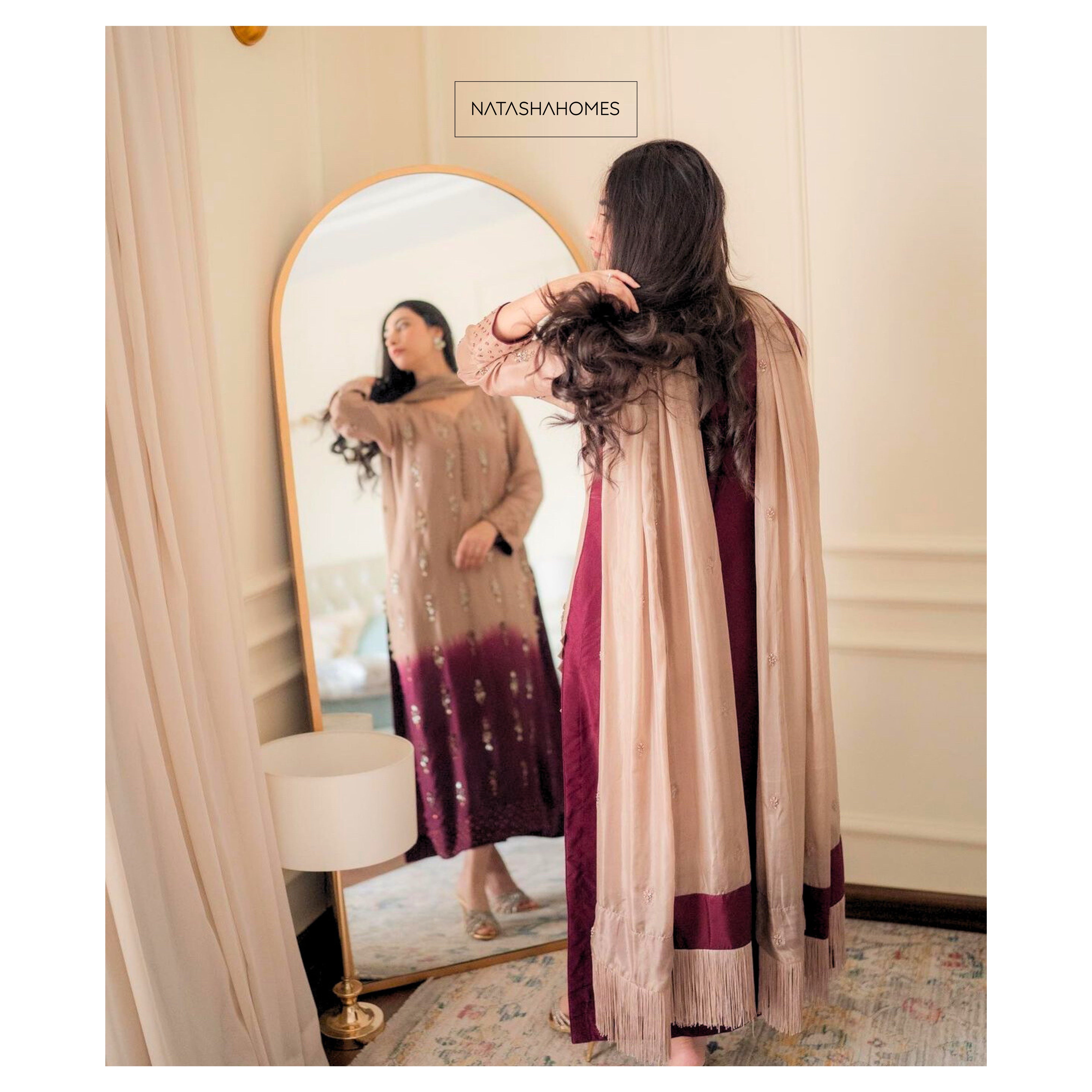 U Arch Mirror - Gold