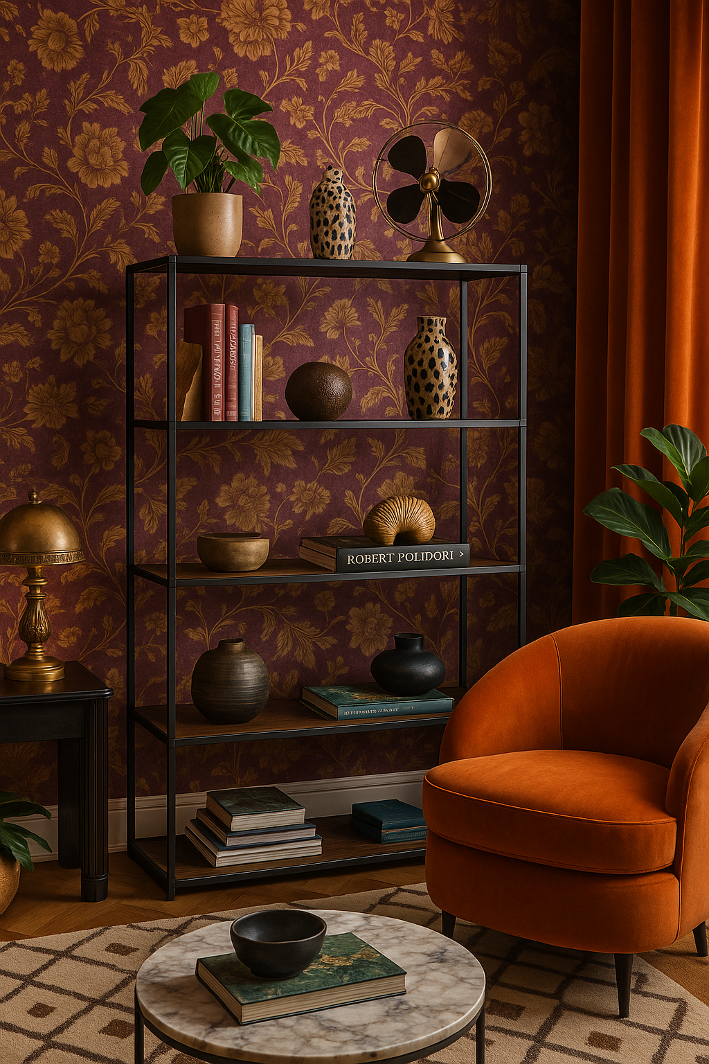 Chic Storage Shelf - Black