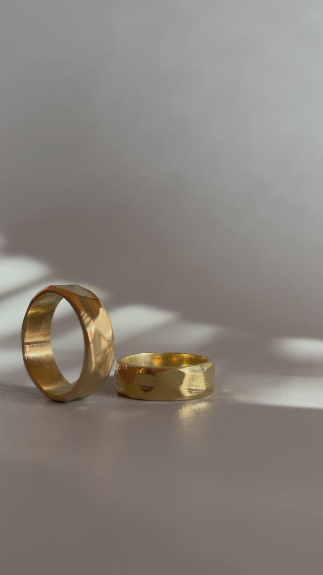 hammered brass ring video