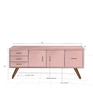 Pin k TV cabinet cradenza - storage cabinet- natashahomes-furniture-pakistan-sketch/drawing