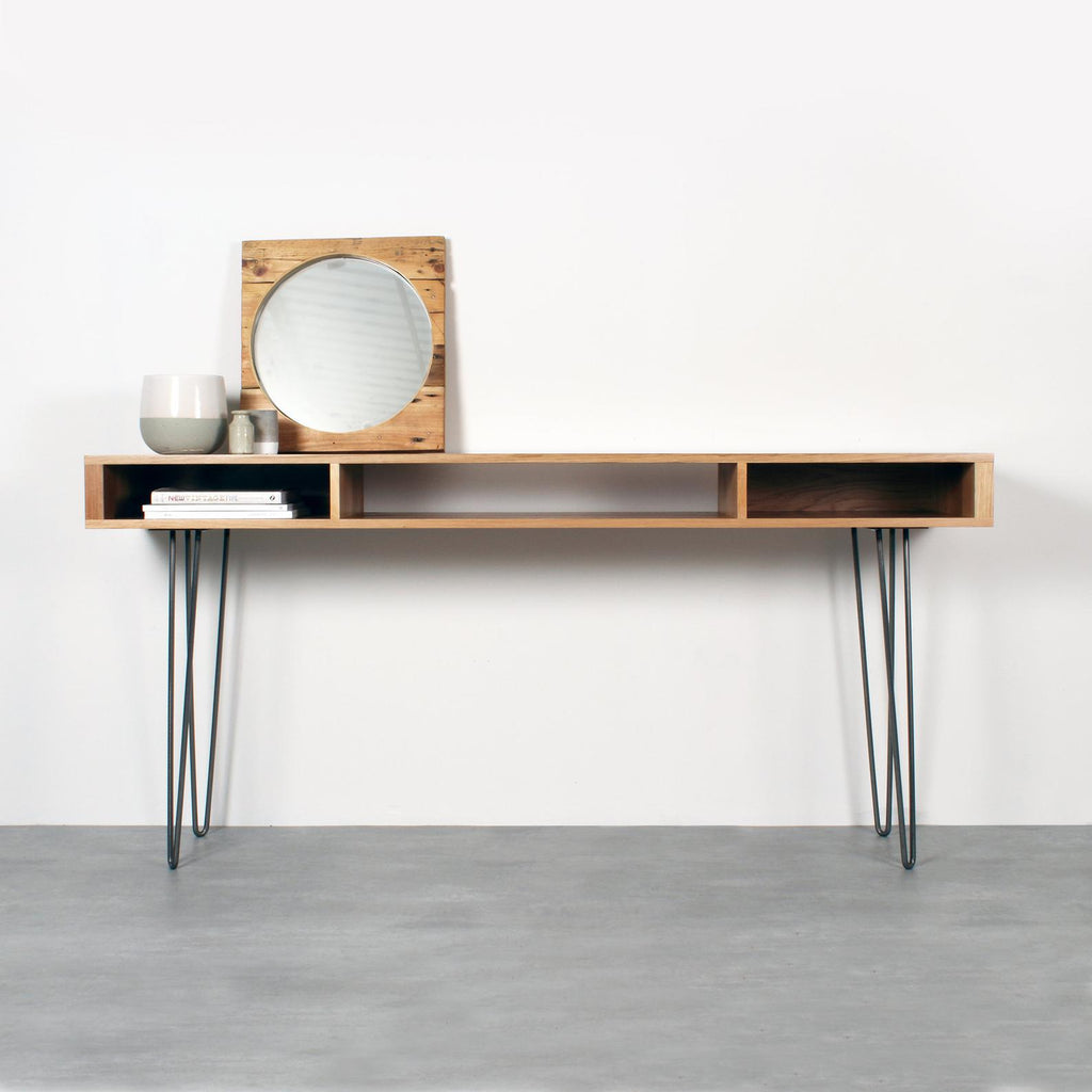 Wooden and metal table natashahomes