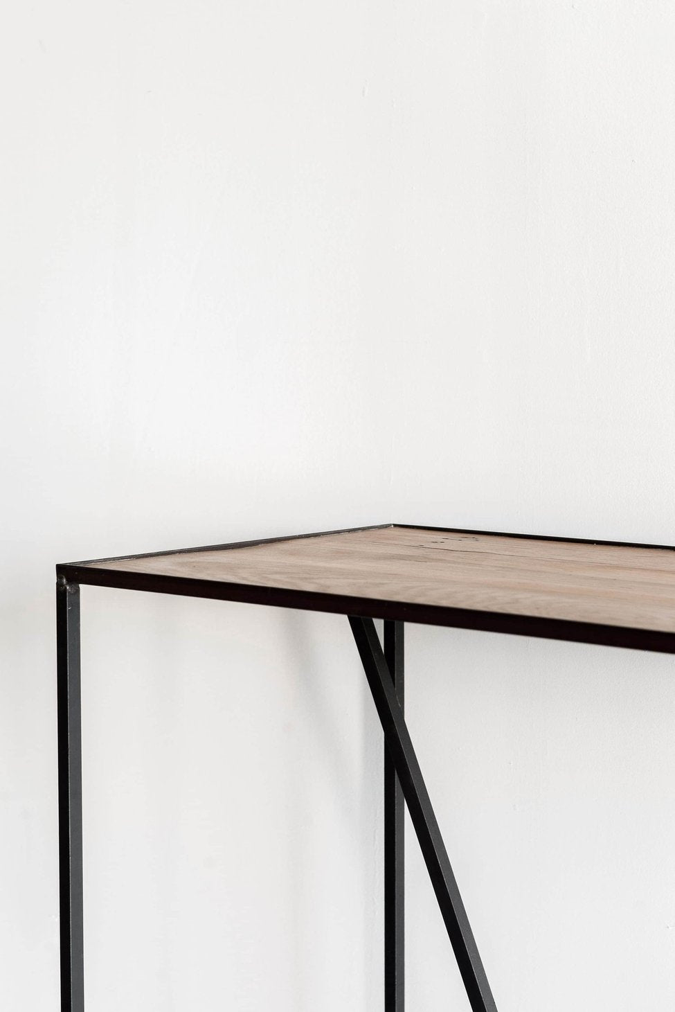Entryway console table - Metal and wood 1