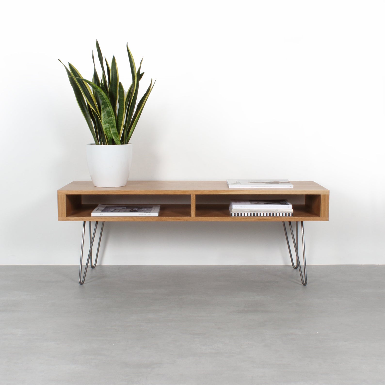 petit tv table - compact furniture - natural