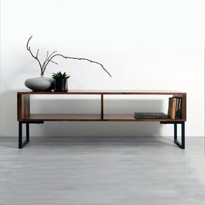 Rare tv console - compact tv table- front view